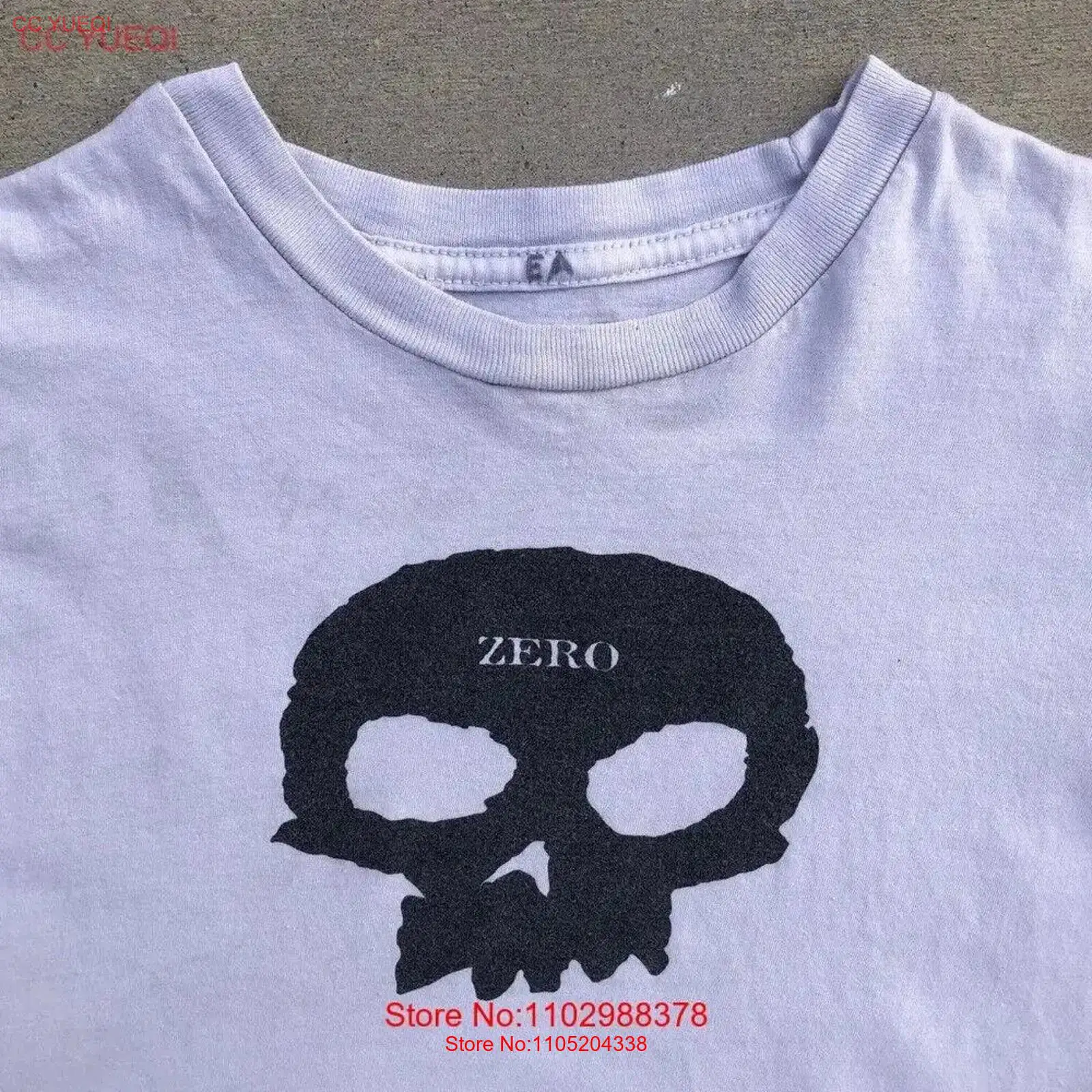 Streetwear Brand In Usa - เสื้อยืดสีเทา แบรนด์ Classic Zero Skull ผลิตในสหรัฐอเมริกา