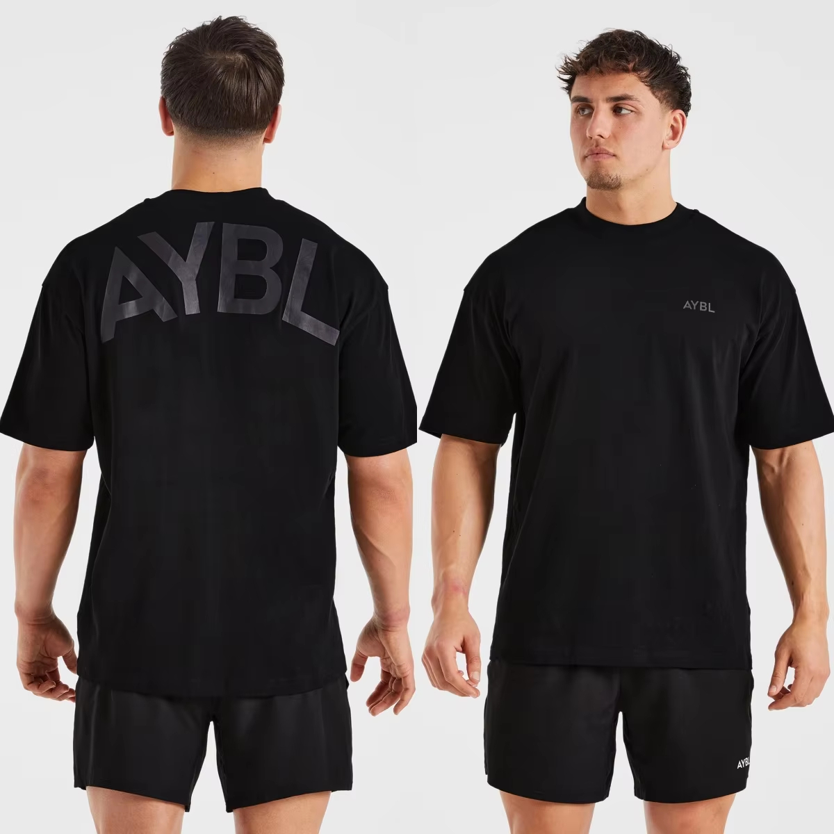 Streetwear Gym Brand - เสื้อยืดลายกราฟิกผ้าฝ้าย แบรนด์ Strength Fitness โลโก้คลาสสิก Summer