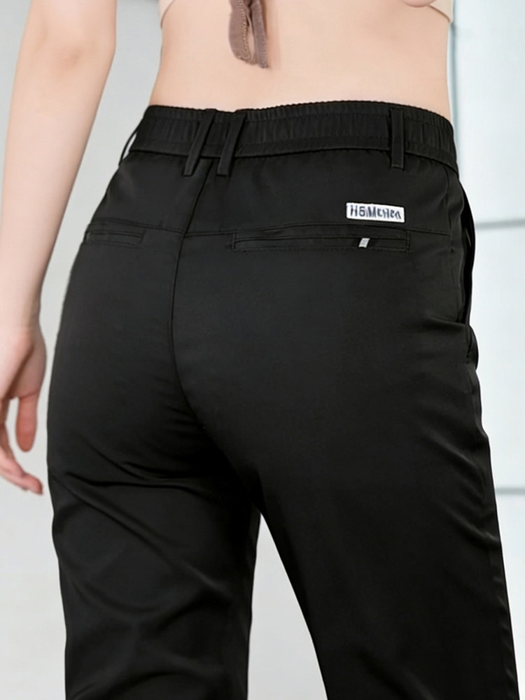 Streetwear Brand Pants - กางเกงขายาวผ้าไหมน้ำแข็งสำหรับฤดูร้อน 4 สี รุ่นใหม่ สไตล์เกาหลี คลาสสิก