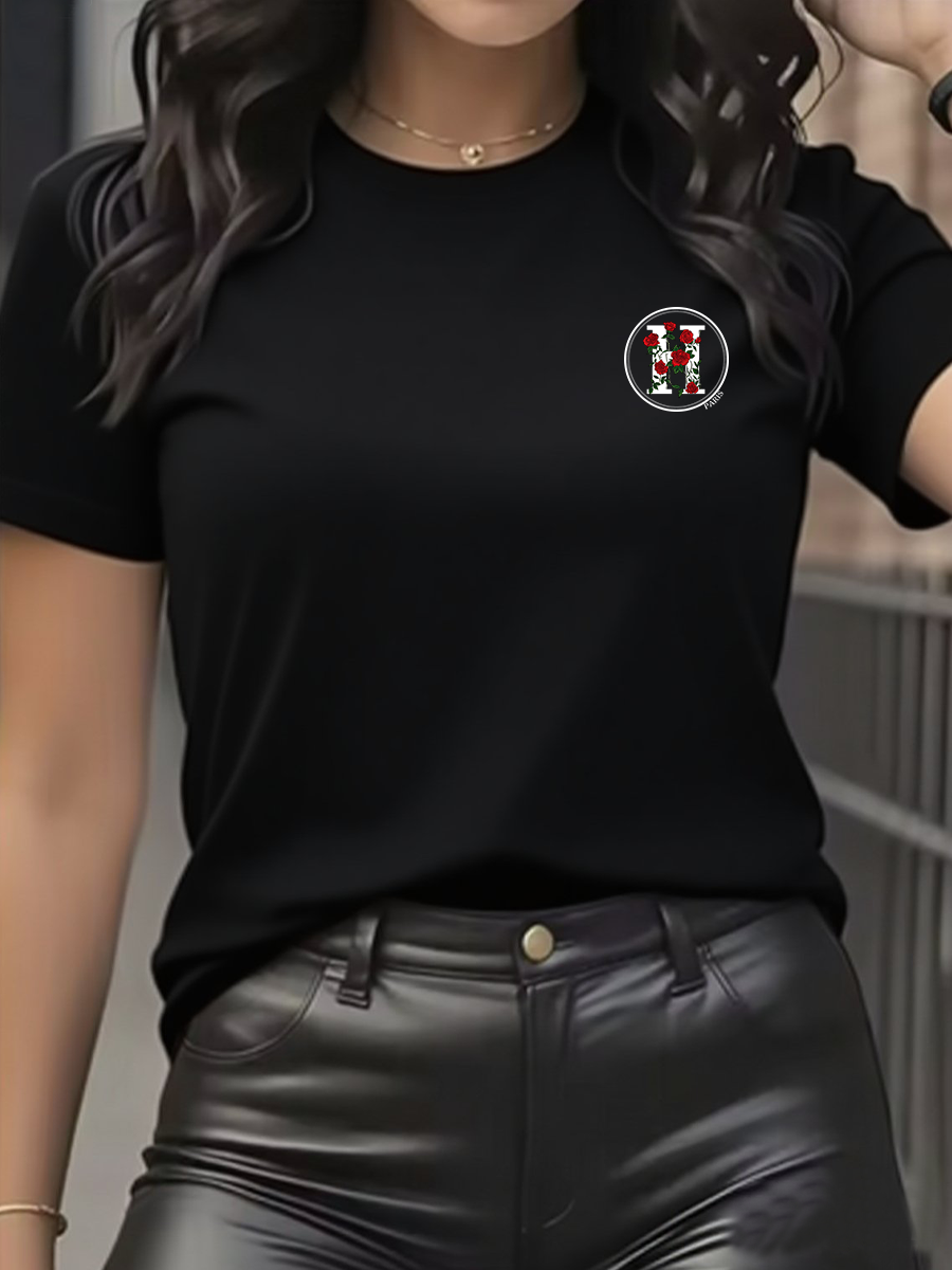 เสื้อยืดผู้หญิงแฟชั่นลำลองแขนส - Streetwear Brand Top บทวิจารณ์และราคา