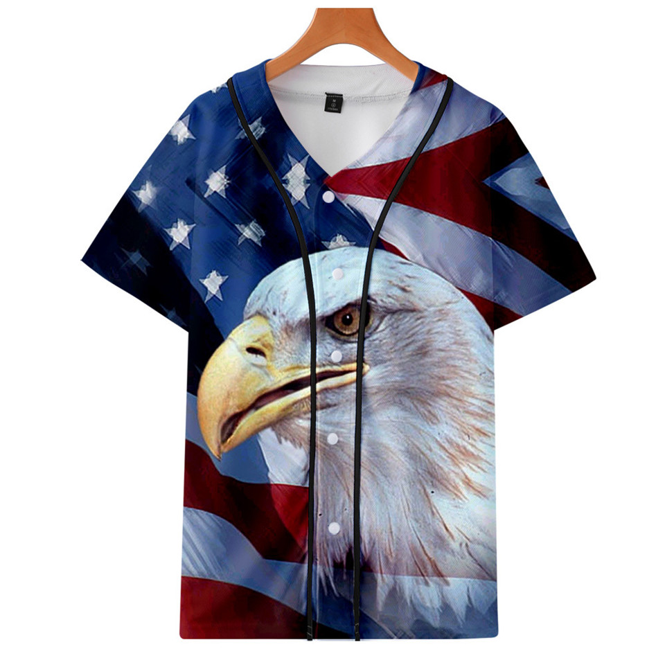 เสื้อยืดลายธงชาติอเมริกา ลายหั - Streetwear Brand In Usa บทวิจารณ์และราคา