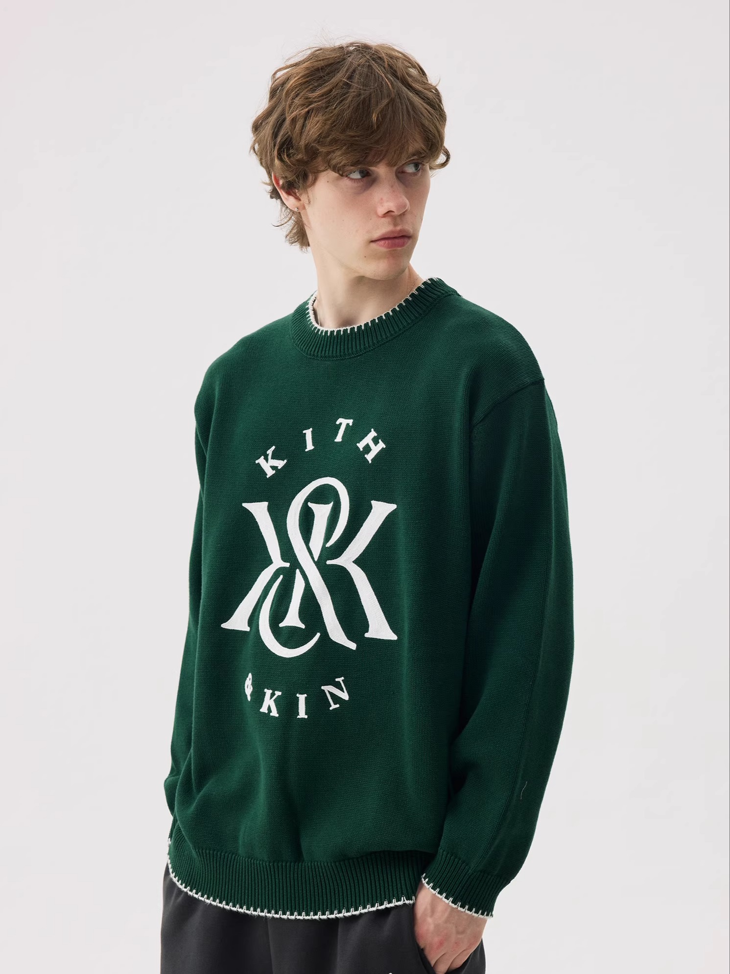 เสื้อสเวตเตอร์ไหมพรมทรงหลวมสไต - Kith Sweater Knit บทวิจารณ์และราคา