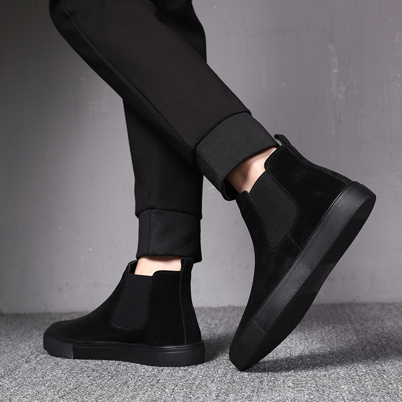 รองเท้าบูทเชลซีลำลองผู้ชายแบรน - Streetwear Brand Shoes บทวิจารณ์และราคา