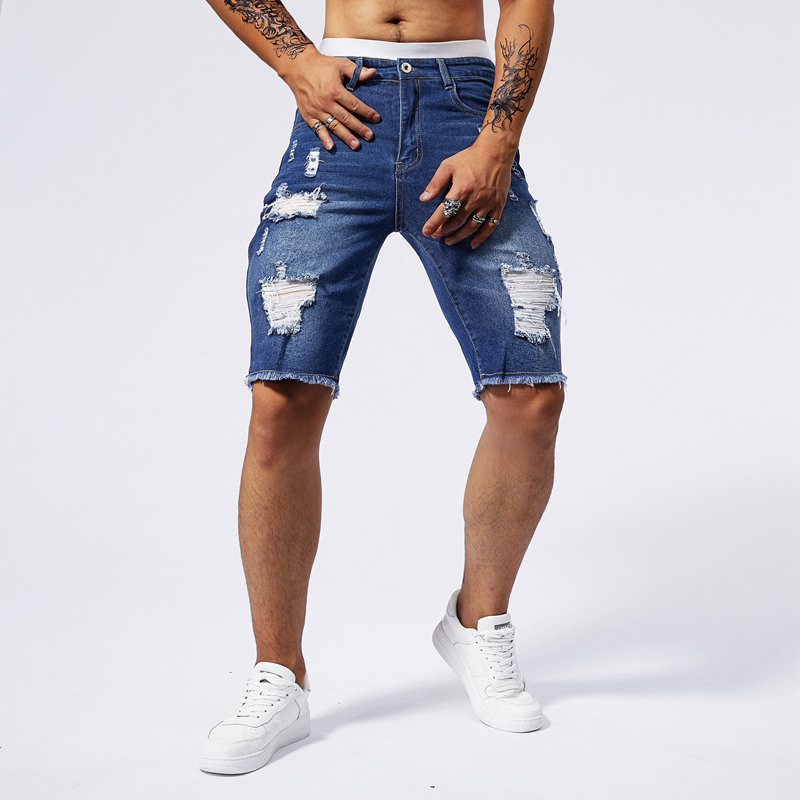 2025 ฤดูร้อนใหม่ผู้ชาย Ripped  - Streetwear Brand New บทวิจารณ์และราคา