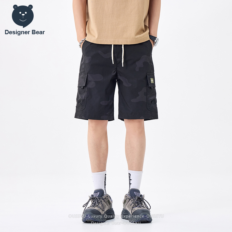 กางเกงขาสั้นคาร์โก้ลายพรางสำหร - Streetwear Brand Pants บทวิจารณ์และราคา