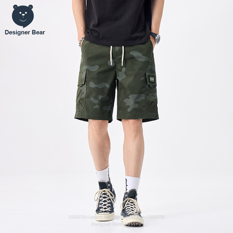 กางเกงขาสั้นคาร์โก้ลายพรางสำหร - Streetwear Brand Pants บทวิจารณ์และราคา
