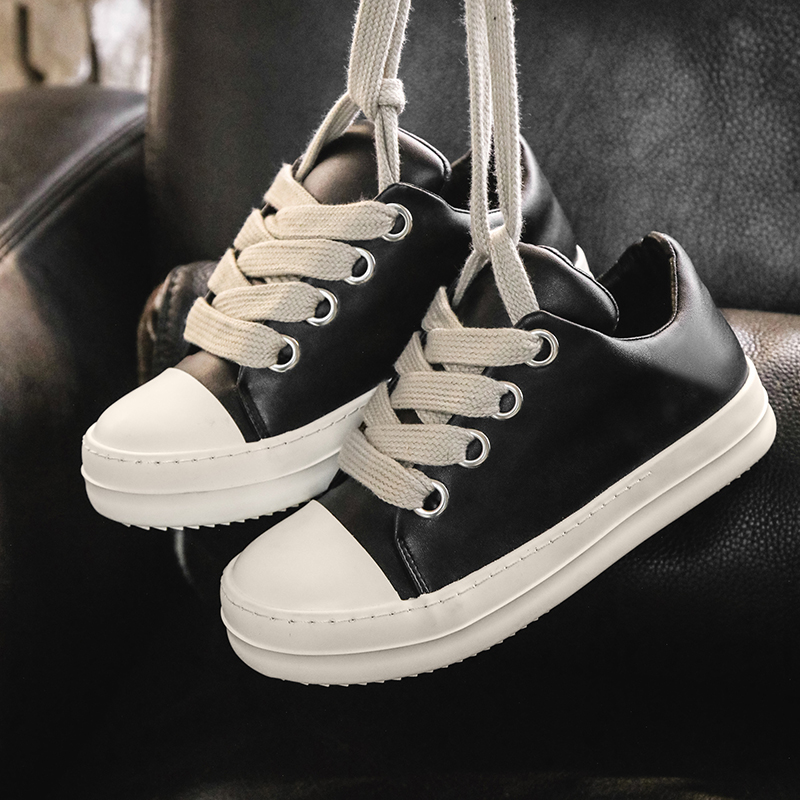 รองเท้าผู้ชายรองเท้าผ้าใบลำลอง - Streetwear Brand Shoes บทวิจารณ์และราคา