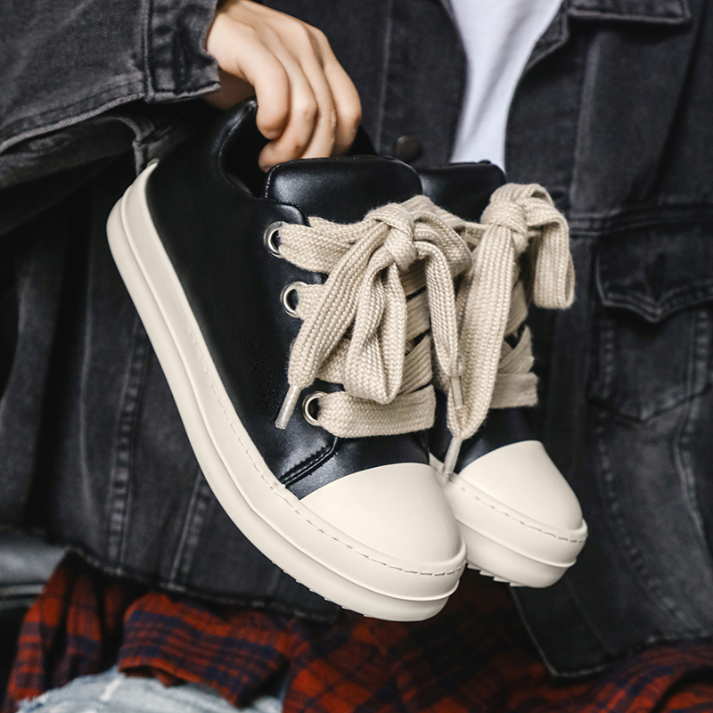 รองเท้าผู้ชายรองเท้าผ้าใบลำลอง - Streetwear Brand Shoes บทวิจารณ์และราคา
