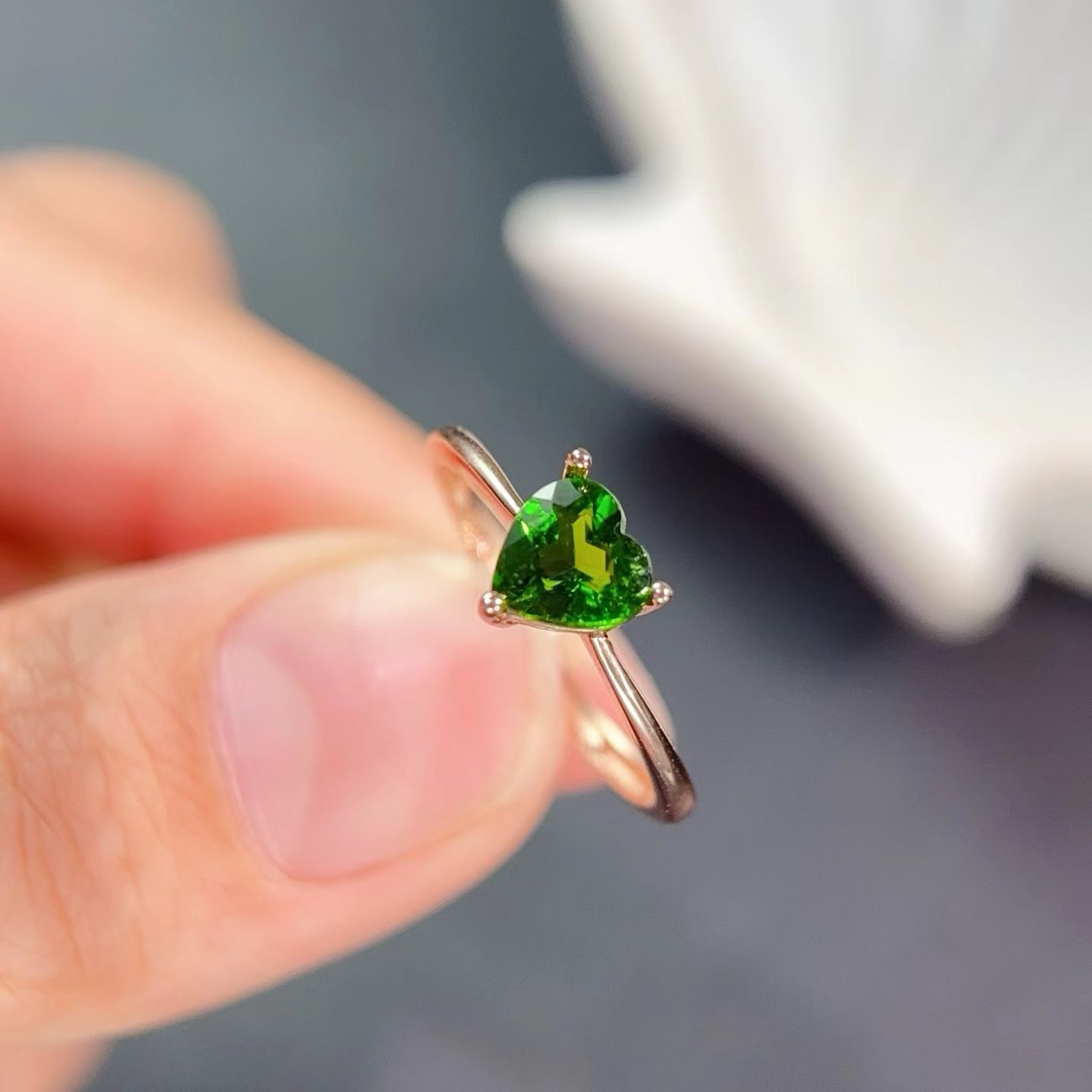แหวนเงิน 925 ประดับพลอย 6 มม.  - Chrome Hearts Ring บทวิจารณ์และราคา