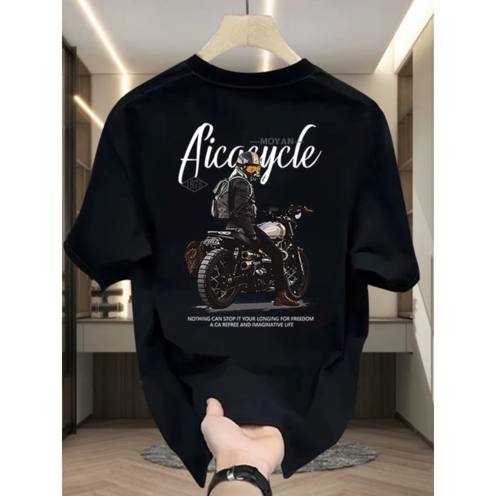 เสื้อยืดแขนสั้นผ้าฝ้ายแท้สไตล์ - Brand Streetwear Instagram บทวิจารณ์และราคา