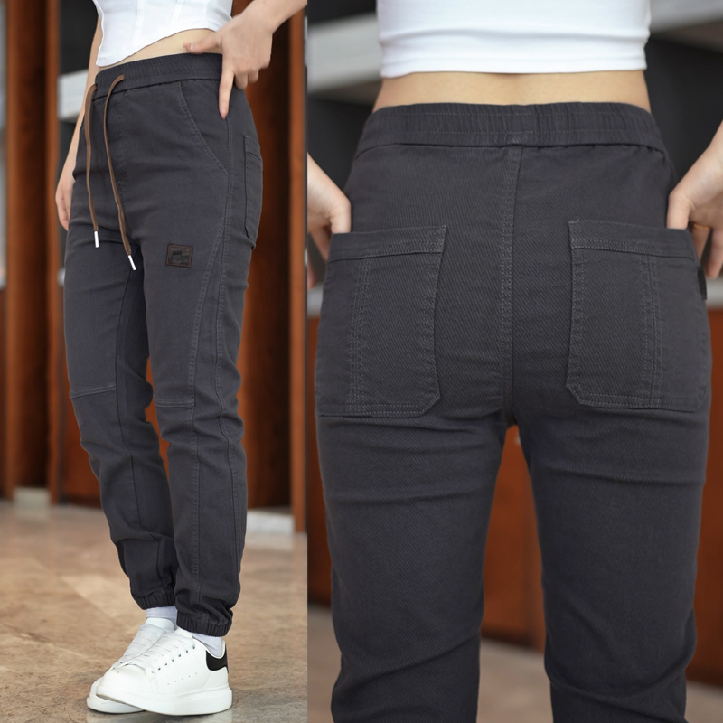 Slimยืดแฟชั่นสบายๆกางเกงผู้ชาย - Streetwear Brand New บทวิจารณ์และราคา