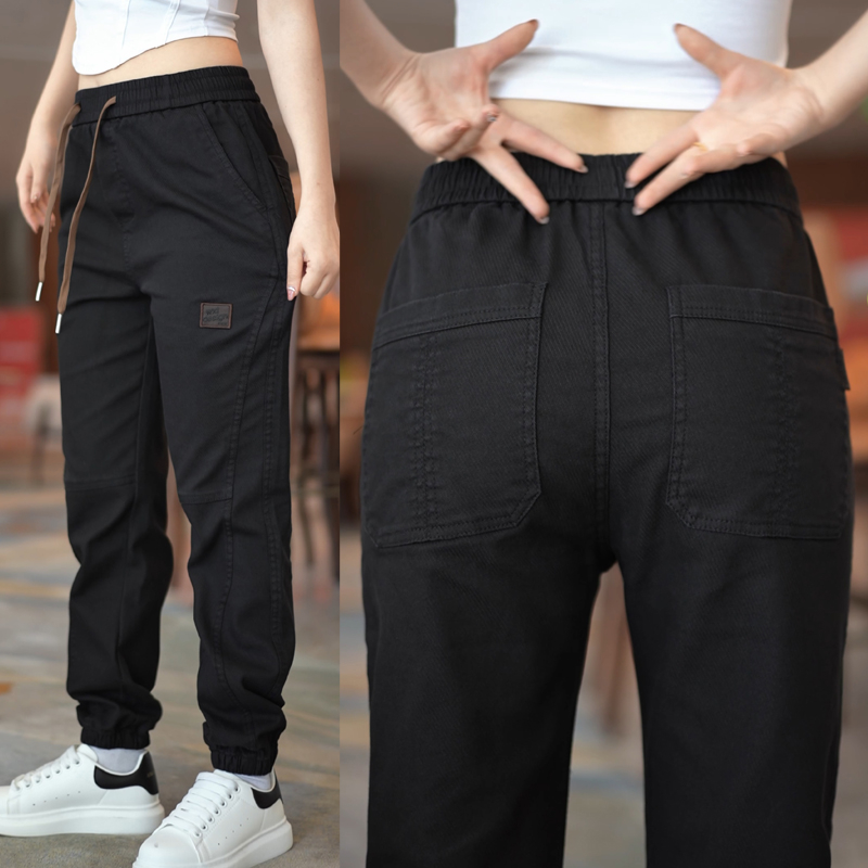 Slimยืดแฟชั่นสบายๆกางเกงผู้ชาย - Streetwear Brand New บทวิจารณ์และราคา
