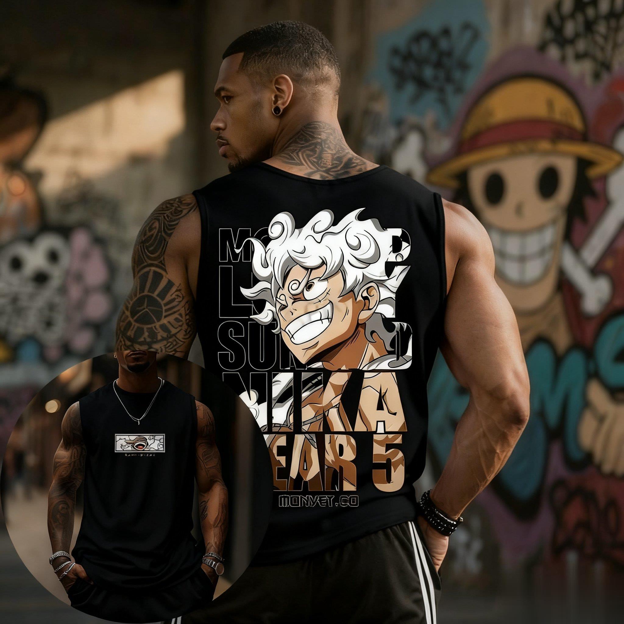 เสื้อกล้ามวันพีซ ลูฟี่ เกียร์  - Streetwear Gym Brand บทวิจารณ์และราคา