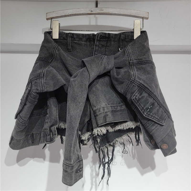 กางเกงยีนส์ขาสั้นผู้หญิง วินเท - Streetwear Brand Pants บทวิจารณ์และราคา