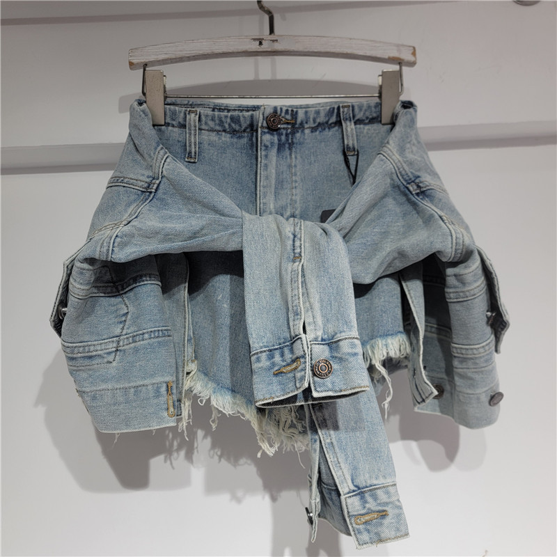 กางเกงยีนส์ขาสั้นผู้หญิง วินเท - Streetwear Brand Pants บทวิจารณ์และราคา
